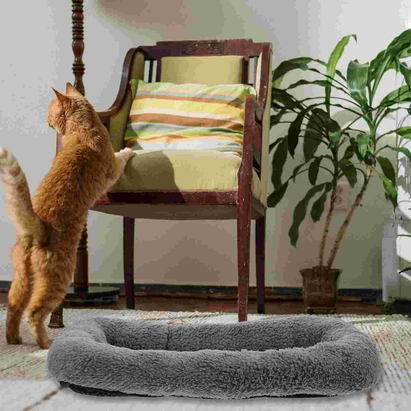 Voodi plüüsist diivan, pehme riidest matt pestav kassi magamisvoodi Cuddler Fluffy kassi pehmendusega voodi kassidele