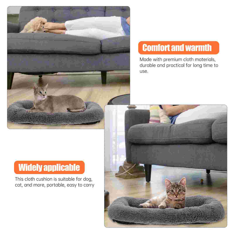 Voodi plüüsist diivan, pehme riidest matt pestav kassi magamisvoodi Cuddler Fluffy kassi pehmendusega voodi kassidele