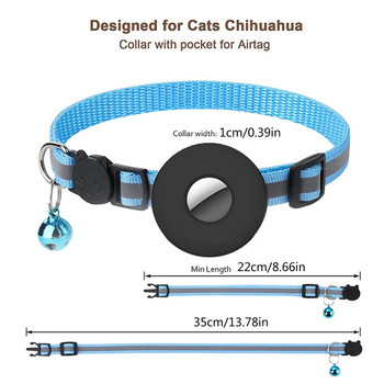 1 брой за Apple Airtag Case Dog Cat Bell Collar GPS Finder Светещ защитен калъф за Apple Air Tag Tracker Case Pet Supplier