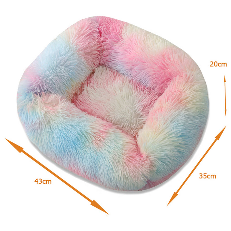 Τετράγωνο κρεβάτι γάτας για γάτες Σπίτι για γάτες Ζεστό χαλάκι για ύπνο Μαξιλάρι για σκύλο Κουτάβι Καναπές για σκύλους Καλάθι βελούδινα αξεσουάρ για κατοικίδια χειμώνας