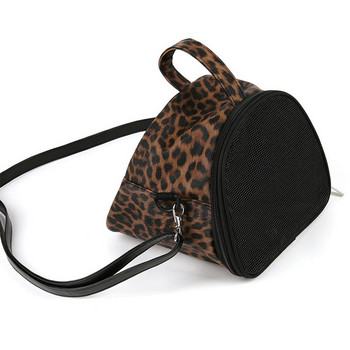 Flying Squirrel Hand - Held Leopard Print Single - Раница през рамо Чанта за домашни любимци Чанта за носене на хамстер Чанта за хамстер