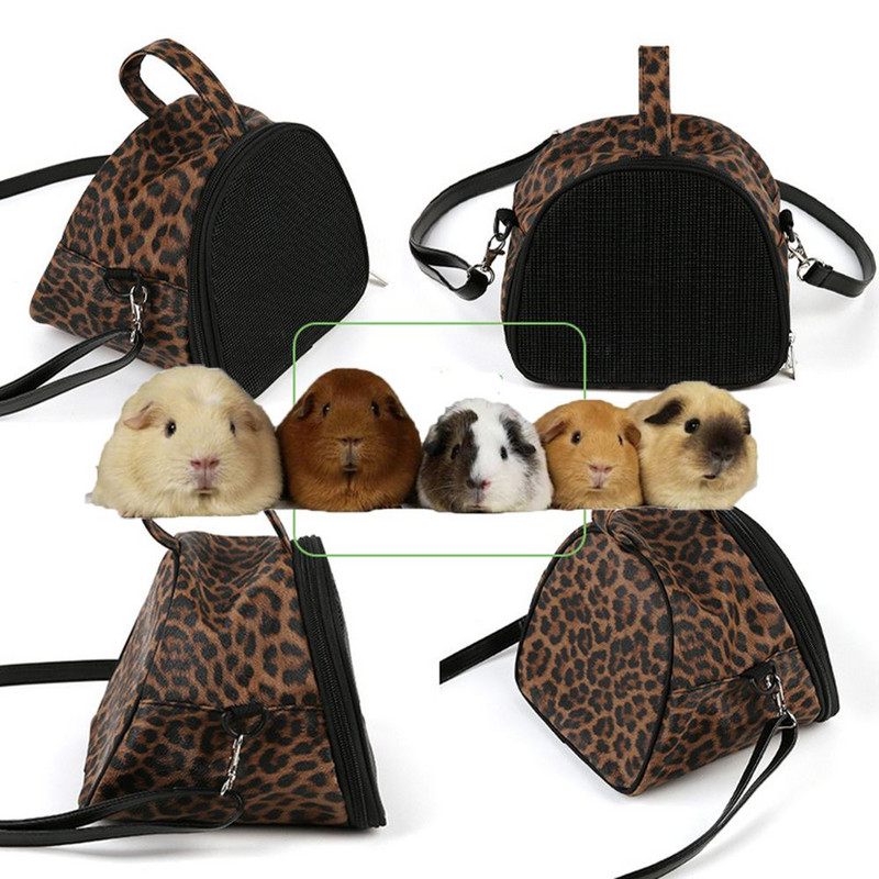 Leteća vjeverica Ruksak s uzorkom leoparda, jednostruka ruksak na rame Torba za kućne ljubimce Torba za hrčke Torba za hrčke