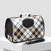 Μεταφορείς κατοικίδιων ζώων Φορητές αναπνεύσιμες πτυσσόμενες τσάντες Τσάντες μεταφοράς σκυλιών γάτας Τσάντα χειρός κατοικίδιων ζώων εξερχόμενου ταξιδιού με φερμουάρ ασφαλείας που κλειδώνουν