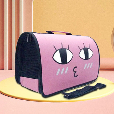 Μεταφορείς κατοικίδιων ζώων Φορητές αναπνεύσιμες πτυσσόμενες τσάντες Τσάντες μεταφοράς σκυλιών γάτας Τσάντα χειρός κατοικίδιων ζώων εξερχόμενου ταξιδιού με φερμουάρ ασφαλείας που κλειδώνουν
