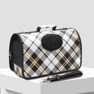 Μεταφορείς κατοικίδιων ζώων Φορητές αναπνεύσιμες πτυσσόμενες τσάντες Τσάντες μεταφοράς σκυλιών γάτας Τσάντα χειρός κατοικίδιων ζώων εξερχόμενου ταξιδιού με φερμουάρ ασφαλείας που κλειδώνουν