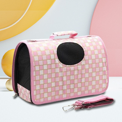 Μεταφορείς κατοικίδιων ζώων Φορητές αναπνεύσιμες πτυσσόμενες τσάντες Τσάντες μεταφοράς σκυλιών γάτας Τσάντα χειρός κατοικίδιων ζώων εξερχόμενου ταξιδιού με φερμουάρ ασφαλείας που κλειδώνουν