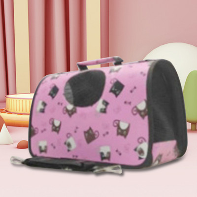 Μεταφορείς κατοικίδιων ζώων Φορητές αναπνεύσιμες πτυσσόμενες τσάντες Τσάντες μεταφοράς σκυλιών γάτας Τσάντα χειρός κατοικίδιων ζώων εξερχόμενου ταξιδιού με φερμουάρ ασφαλείας που κλειδώνουν