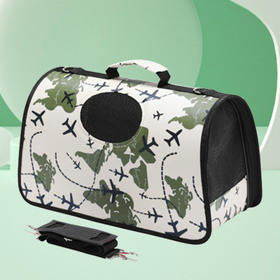 Μεταφορείς κατοικίδιων ζώων Φορητές αναπνεύσιμες πτυσσόμενες τσάντες Τσάντες μεταφοράς σκυλιών γάτας Τσάντα χειρός κατοικίδιων ζώων εξερχόμενου ταξιδιού με φερμουάρ ασφαλείας που κλειδώνουν
