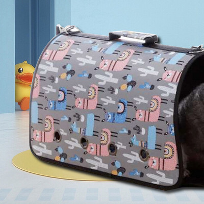 Μεταφορείς κατοικίδιων ζώων Φορητές αναπνεύσιμες πτυσσόμενες τσάντες Τσάντες μεταφοράς σκυλιών γάτας Τσάντα χειρός κατοικίδιων ζώων εξερχόμενου ταξιδιού με φερμουάρ ασφαλείας που κλειδώνουν