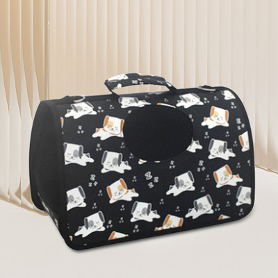 Μεταφορείς κατοικίδιων ζώων Φορητές αναπνεύσιμες πτυσσόμενες τσάντες Τσάντες μεταφοράς σκυλιών γάτας Τσάντα χειρός κατοικίδιων ζώων εξερχόμενου ταξιδιού με φερμουάρ ασφαλείας που κλειδώνουν