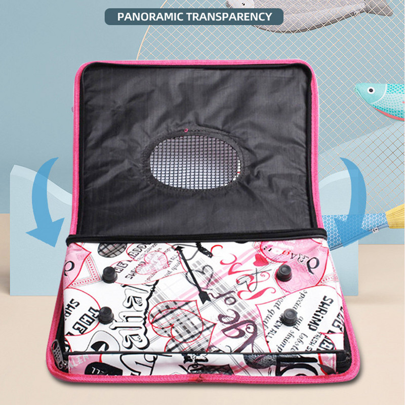 Μεταφορείς κατοικίδιων ζώων Φορητές αναπνεύσιμες πτυσσόμενες τσάντες Τσάντες μεταφοράς σκυλιών γάτας Τσάντα χειρός κατοικίδιων ζώων εξερχόμενου ταξιδιού με φερμουάρ ασφαλείας που κλειδώνουν