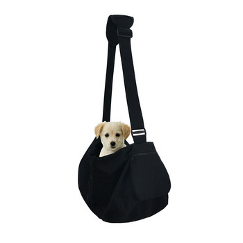 Μαλακή τσάντα μεταφοράς κατοικίδιων γατών Φορητή τσάντα ώμου ταξιδιού για μικρά σκυλιά Αναπνεύσιμη τσάντα χιαστί στήθους μη διαφυγής