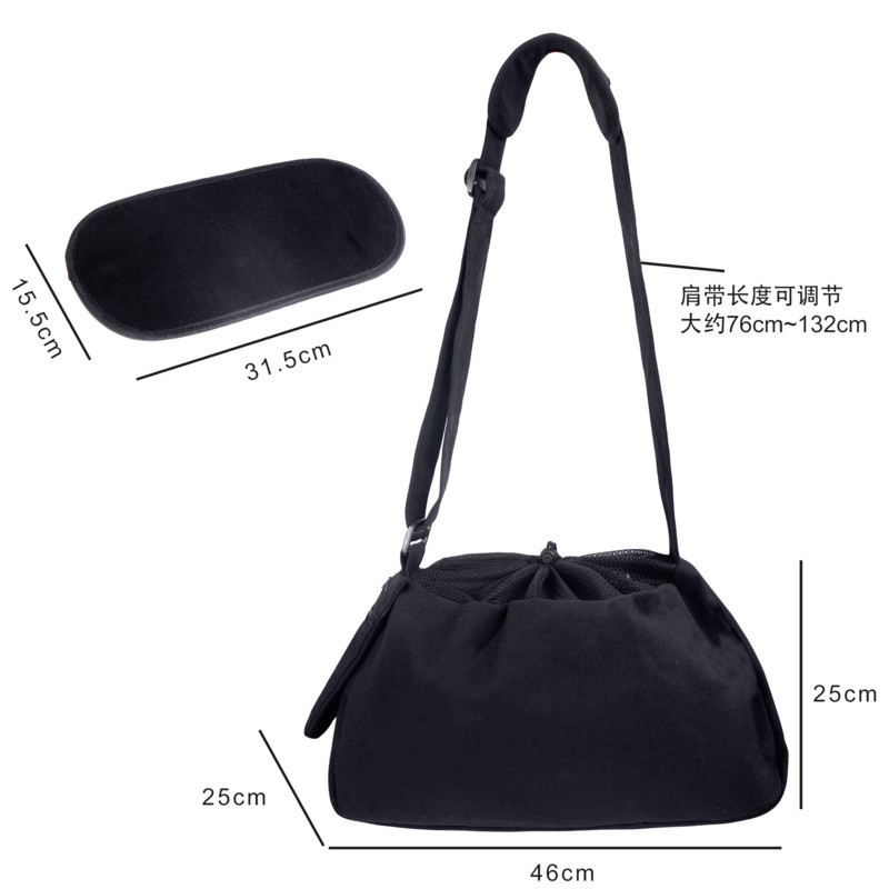 Mekana torba za nošenje mačaka za kućne ljubimce Prijenosna putna torba za nošenje na rame za male pse Prozračna torba za mačke za prsa koja ne može pobjeći Torba preko ramena