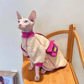 Χειμερινή άτριχη μπλούζα για γάτα Sphinx Coats Χωρίς κόκκαλο σακίδιο πλάτης Ρούχα Hairless Cat Devon Jumper Ρούχα για το χειμερινό φθινόπωρο