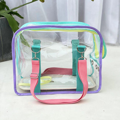 Putna kosa križna torba za kućne ljubimce, ručna torba, prijenosna torba za mačke velikog kapaciteta, ljetna ventilacijska prozirna torba za kućne ljubimce