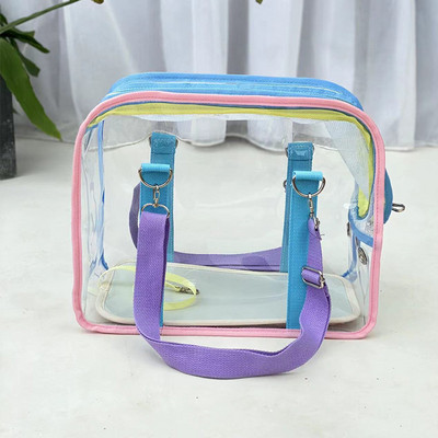 Putna kosa križna torba za kućne ljubimce, ručna torba, prijenosna torba za mačke velikog kapaciteta, ljetna ventilacijska prozirna torba za kućne ljubimce