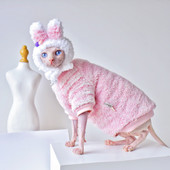 Kitten Jumper Devon Rex Φθινόπωρο Χειμώνας ζεστός Φαλακρός Kiten Στολές Πουλόβερ γάτα χειμερινό παλτό Hairelss Γάτα πουλόβερ sphynx cat