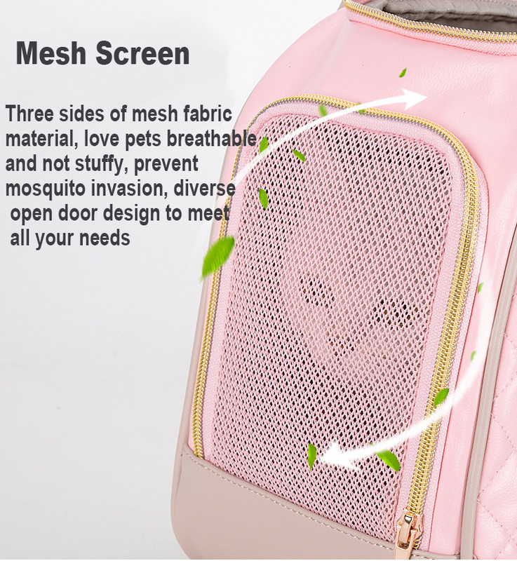 Winhyepet mačka torba za nošenje torba za pse torba za nošenje luksuznog dizajna kožna prozračna torba za prijevoz kućnih ljubimaca na rame za male pse Puppy