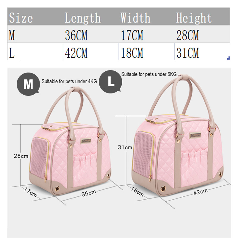 Winhyepet mačka torba za nošenje torba za pse torba za nošenje luksuznog dizajna kožna prozračna torba za prijevoz kućnih ljubimaca na rame za male pse Puppy