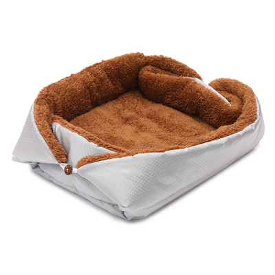 2 în 1 câini pernă caldă impermeabilă pluș câini covoraș canapea moale confortabile pisici perne tampoane lavabile durabile pliabile pentru animale de companie