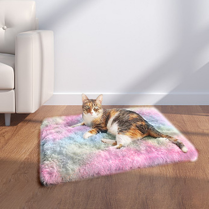 2 în 1 câini pernă caldă impermeabilă pluș câini covoraș canapea moale confortabile pisici perne tampoane lavabile durabile pliabile pentru animale de companie