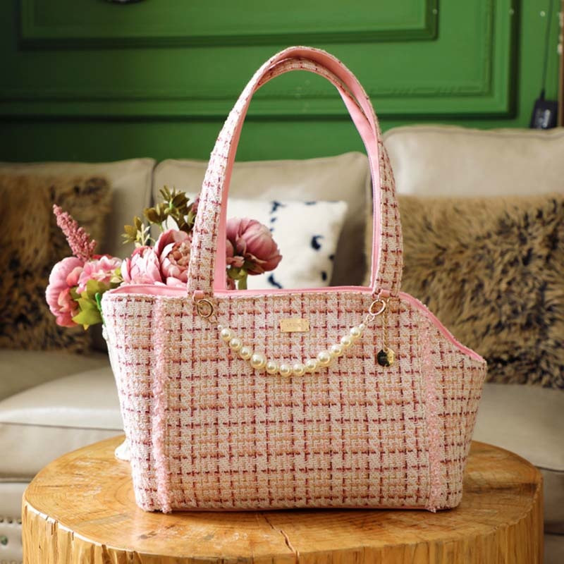 Πολυτελείς τσάντες ώμου μεταφοράς για μικρά σκυλιά Είδη κατοικίδιων ζώων Φορητή τσάντα εξωτερικού χώρου για κουτάβι Yorkshire Chihuahua για αξεσουάρ σκύλου γάτας