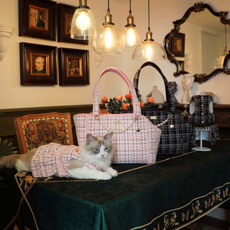 Πολυτελείς τσάντες ώμου μεταφοράς για μικρά σκυλιά Είδη κατοικίδιων ζώων Φορητή τσάντα εξωτερικού χώρου για κουτάβι Yorkshire Chihuahua για αξεσουάρ σκύλου γάτας