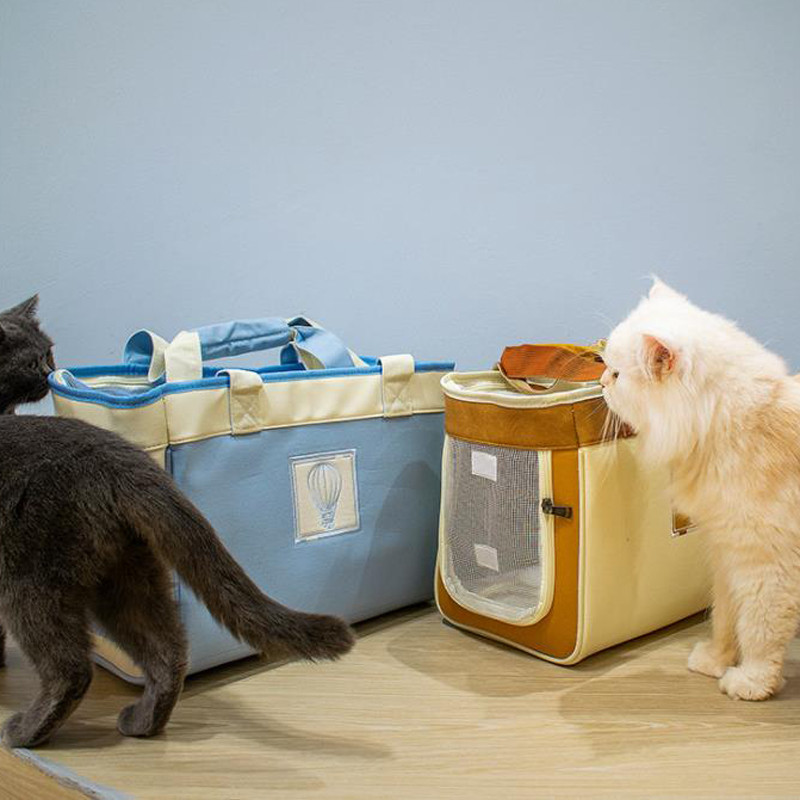 Kasside kandekotid Lemmiklooma kandmine Väikese koera käekott Reisitropid kassipoja kutsikale Küüliku hingav transpordikott