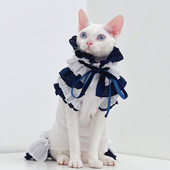 Ljetna tanka elastična odjeća za mačke bez dlake sfinge njemački pamučni prsluk klima uređaj odjeća za sluge haljine za mačke sfinge