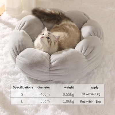 Kreveti za mačke u obliku cvijeta Kuća Mekani plišani krevet za pse za pse Košara Proizvodi za kućne ljubimce Jastuk za mačke Krevet za mačke Podloga za mačke Životinje Sofa za spavanje