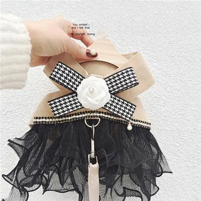 Armsad lemmikloomad kassid koerad vesti tüüpi veoköis Kassiga jalutav koer köis Rinnarihm Suur vibu Printsess Kleidid Lemmikloomatarbed