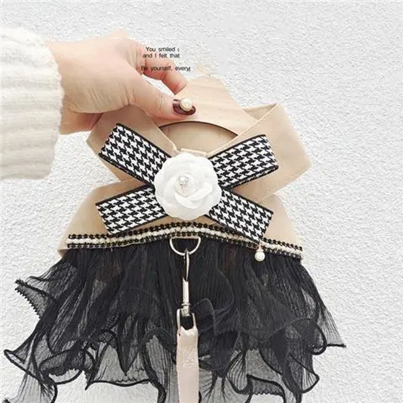 Armsad lemmikloomad kassid koerad vesti tüüpi veoköis Kassiga jalutav koer köis Rinnarihm Suur vibu Printsess Kleidid Lemmikloomatarbed