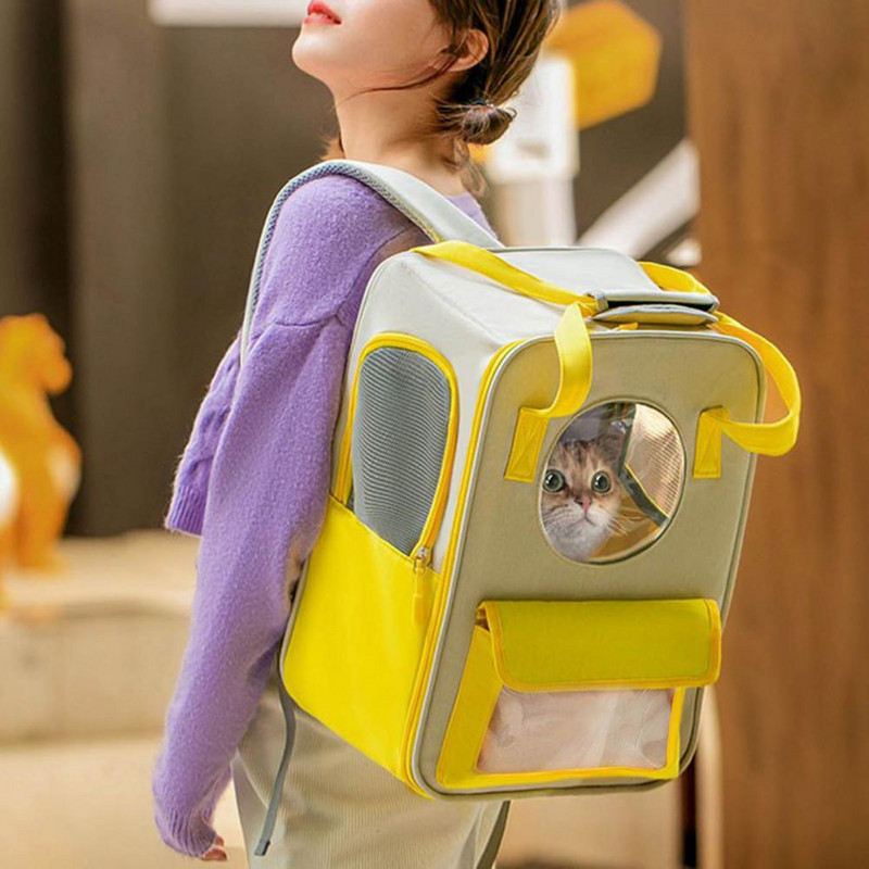 Torba za nošenje kućnih ljubimaca Izdržljiva prijenosna mreža za nošenje s patentnim zatvaračem Nosiljka za mačke Torba za rame za vanjske aktivnosti Ruksak za kućne ljubimce Nosiljka za kućne ljubimce