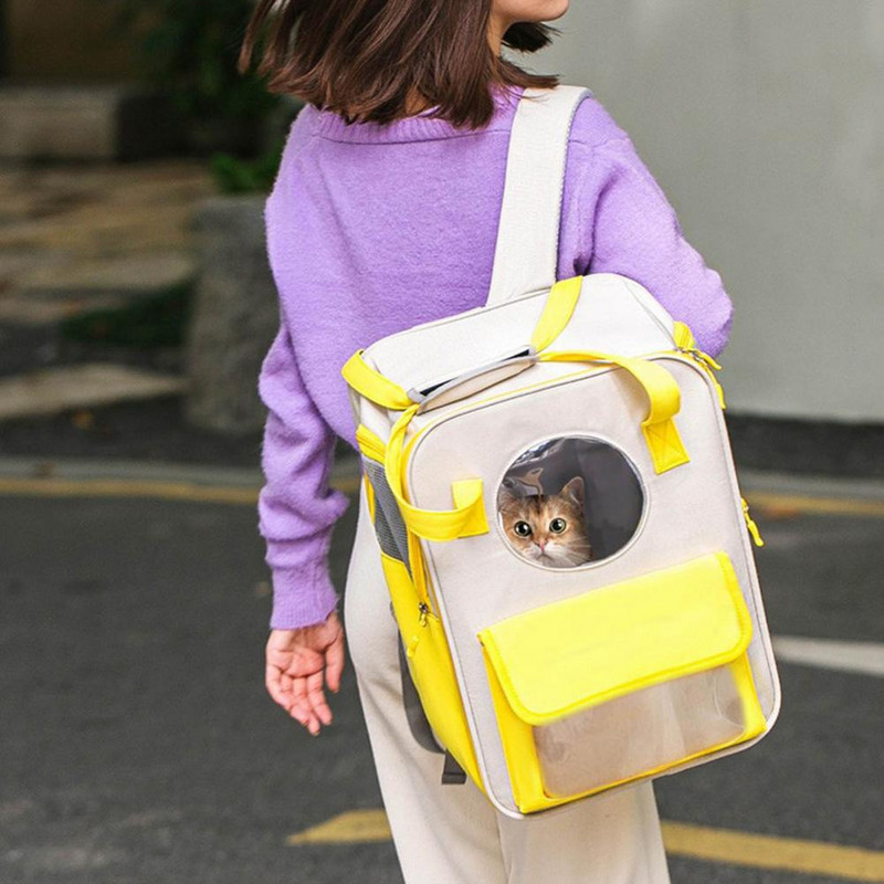 Torba za nošenje kućnih ljubimaca Izdržljiva prijenosna mreža za nošenje s patentnim zatvaračem Nosiljka za mačke Torba za rame za vanjske aktivnosti Ruksak za kućne ljubimce Nosiljka za kućne ljubimce