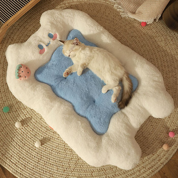 HOOPET Cat Mat Cat Μαξιλάρι ύπνου Μαξιλάρι για κρεβάτι γάτας Στρώμα για κατοικίδια Πατάκι κατοικίδιων ζώων Χειμωνιάτικο ζεστό χαλάκι για σκύλους Προμήθειες για κατοικίδια