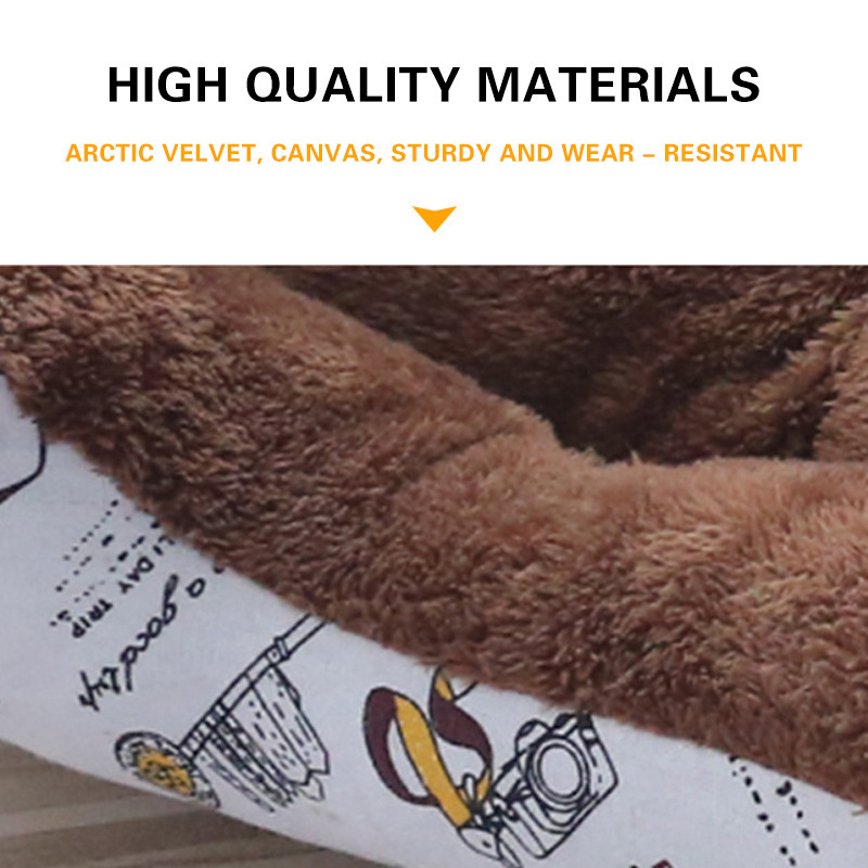 Κρεβάτι για κατοικίδια Σπίτι Καναπές για σκύλους Κρεβάτια ύπνου Ματ μαξιλάρι γάτας Ζεστό, μαλακό μαλακό βελούδινο καλάθια σκυλιών Αδιάβροχα προμήθειες για κατοικίδια ρείθρων
