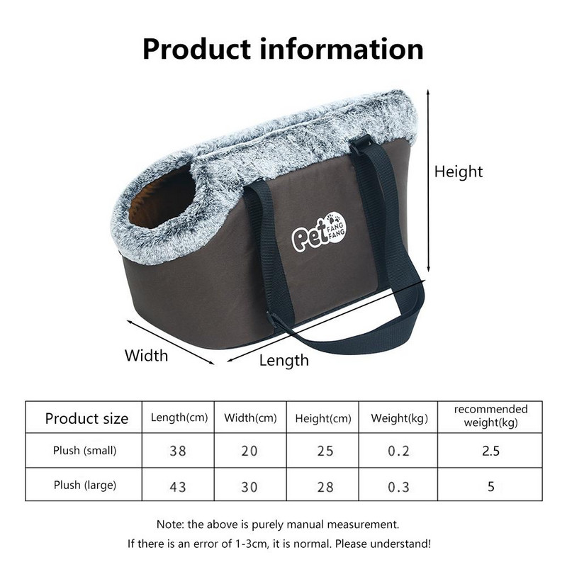 Geantă de transport pentru animale de companie, portabilă, pliabilă, respirabilă, pentru câine, pisică, în aer liber, pentru călărie, cu suport detașabil pentru Chihuahua Pug Yorkshire