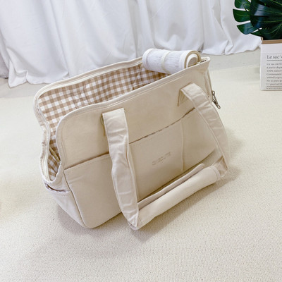 Új kiskutya kutyatáska hordozható kisállat hordtáska egy vállú táska szőnyeg, légáteresztő 4 kg terhelés szőnyeg nélkül kültéri szállító táska