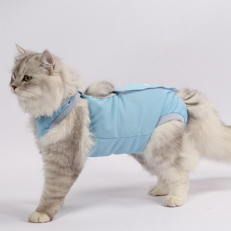 Costum de pijama confortabil pentru animale de companie Anti-infectie Imbracaminte postoperatorie confortabila, reglabila pentru animale de companie