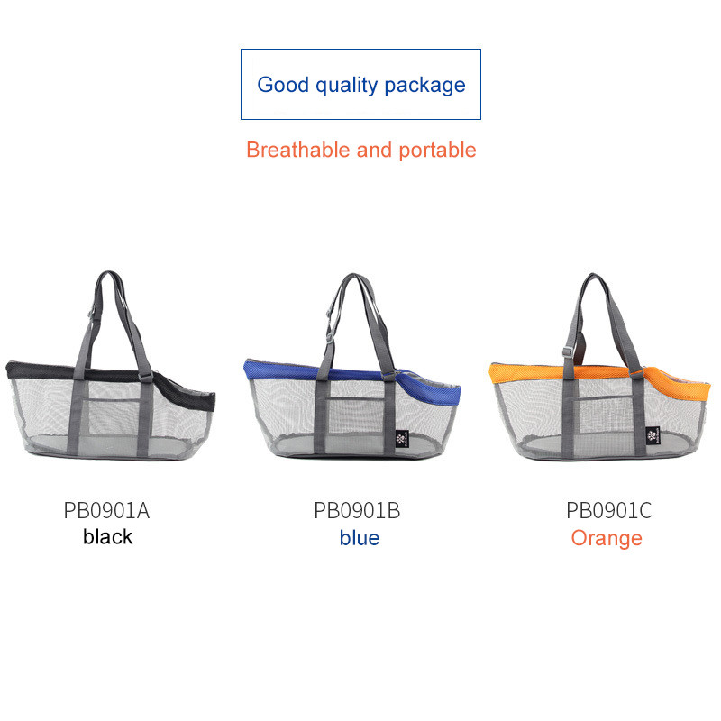 Reisikotid Hingav lemmikloomakandja Võrgusilma kokkupandav lemmikloomakonveier Kassikoera laaditav läbipaistev tõmblukuga kandekott