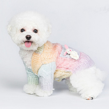 Πουλόβερ μόδας για κατοικίδια γάτα Ρούχα για γάτες Μικρά σκυλιά Φθινοπωρινά χειμερινά ρούχα για γάτες Παλτό Γιλέκο στολή Ρούχα για σκύλους Φούτερ