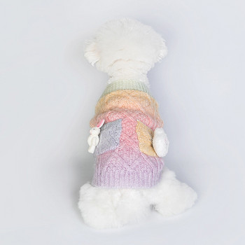 Πουλόβερ μόδας για κατοικίδια γάτα Ρούχα για γάτες Μικρά σκυλιά Φθινοπωρινά χειμερινά ρούχα για γάτες Παλτό Γιλέκο στολή Ρούχα για σκύλους Φούτερ