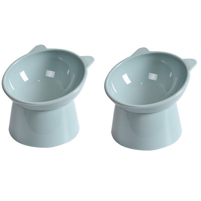 Zdjela za mačke Visoka zdjela za pse, štitnik za vrat, hrana za mačke, zdjela za vodu protiv prevrtanja, binauralno hranjenje kućnih ljubimaca, dodaci za mačke, zdjela za desert za kućne ljubimce