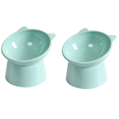 Zdjela za mačke Visoka zdjela za pse, štitnik za vrat, hrana za mačke, zdjela za vodu protiv prevrtanja, binauralno hranjenje kućnih ljubimaca, dodaci za mačke, zdjela za desert za kućne ljubimce