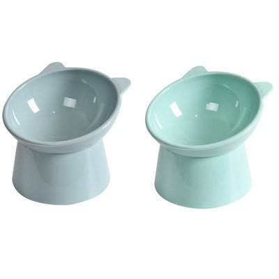 Zdjela za mačke Visoka zdjela za pse, štitnik za vrat, hrana za mačke, zdjela za vodu protiv prevrtanja, binauralno hranjenje kućnih ljubimaca, dodaci za mačke, zdjela za desert za kućne ljubimce