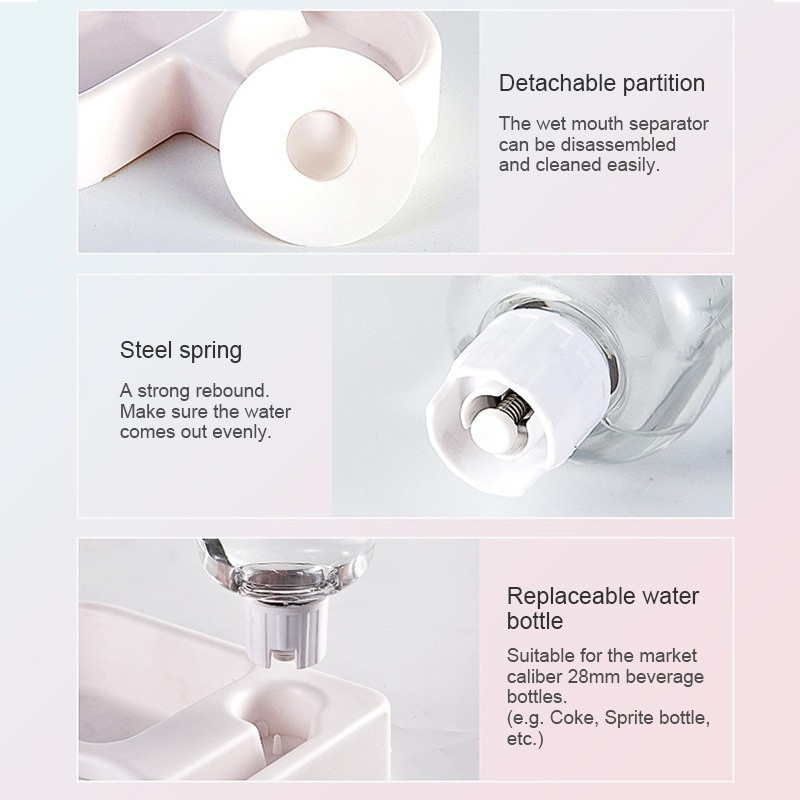 Kutna zdjelica za pse Automatska hranilica za kućne ljubimce Pas Mačka Posuda za piće za psa Hranjenje vode Dozator za mačke velikog kapaciteta Pet