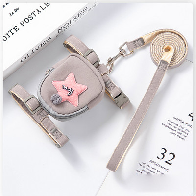 Podesivi remen za prsa za pse, mačka, torba za grickalice, ogrlica, prijenosni pojas za hodanje na otvorenom za kućne ljubimce s uzicama, pribor za kućne ljubimce