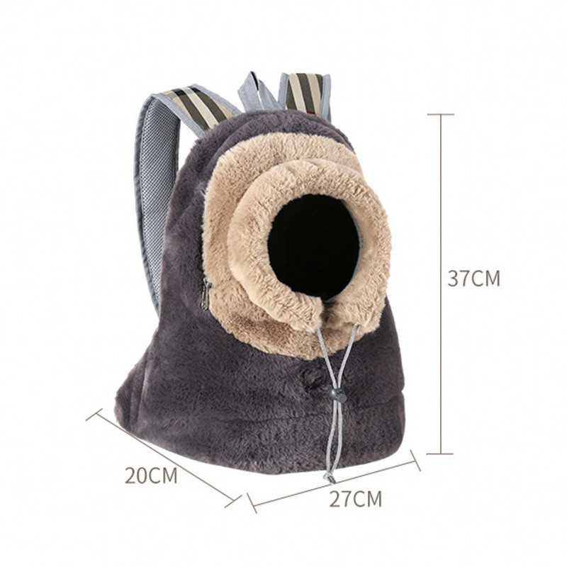 Kassi väike koerte kandekott Hingav kaasaskantav reisi topelt õlakotid soojad plüüsid õues kutsika kassipoja seljakott Lemmikloomatoode