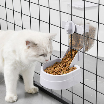 Αυτόματο μπολ για κατοικίδια Κλουβί Κρεμαστό τροφοδότη κατοικίδιων με μπουκάλι νερό Δοχείο τροφής Μπολ για κουτάβια γάτες Προϊόν διατροφής κουνελιών