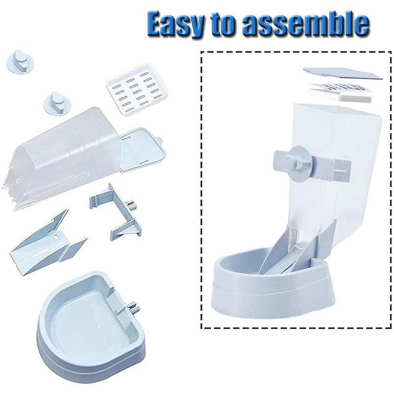 Boluri automate pentru animale de companie Hrănitor suspendat cușcă Sticla de apă pentru animale de companie Dozator de recipiente pentru alimente Bol pentru cățeluși, pisici, iepure, produs de hrănire pentru animale de companie